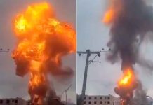 #VIDEO // Captan fuerte explosión en Saná, Yemen y desata enorme columna de humo