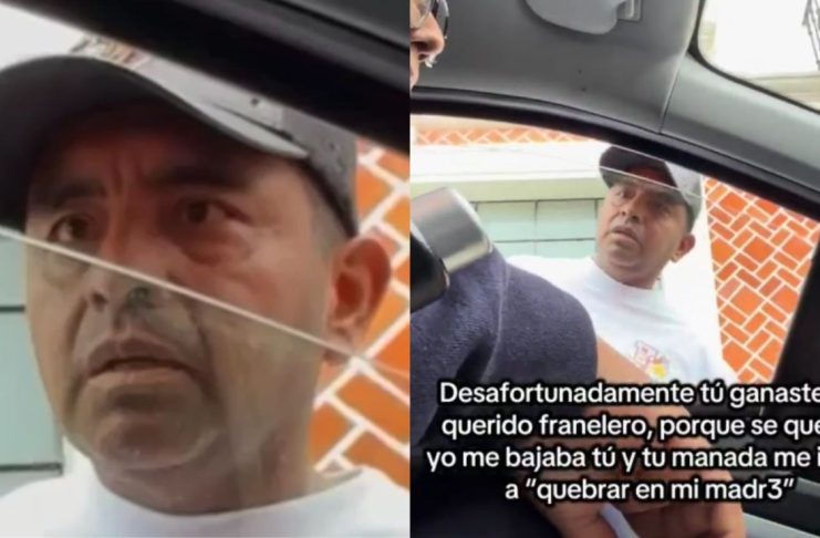 #VIDEO : Franelero amenaza y agrede a conductor en Puebla