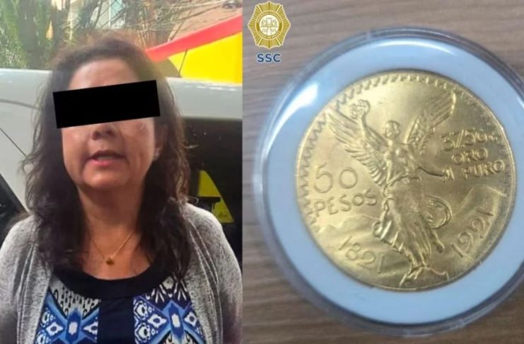 Fraude en CDMX: Paga 80 mil pesos por centenario falso; detienen a presunta cómplice