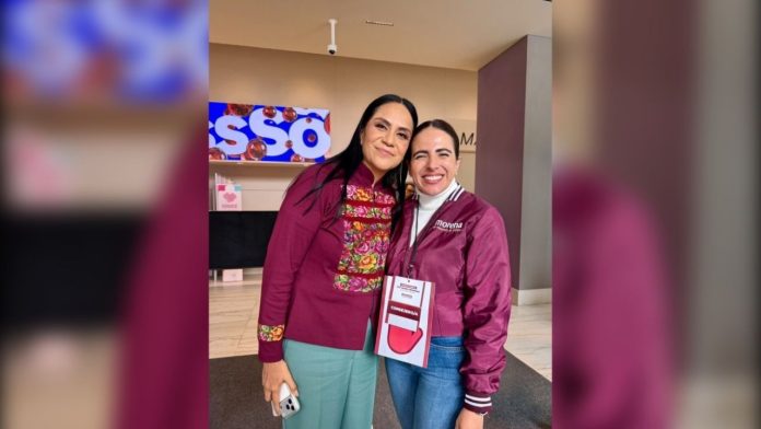Giulianna Bugarini atiende llamado de unidad de Morena en CDMX