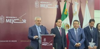 Hay diálogo permanente con FNLS: Bedolla tras intenso operativo para evitar la colocación de plantón en el centro histórico
