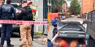 Hallan a dos hombres ejecutados y atados dentro de un Tsuru blanco en Ecatepec
