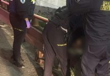 Hallan a hombre muerto y recargado en barandal de un puente del Libramiento Norte de Morelia