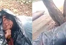 #VIDEO // Hombre sorprende a rescatistas en Guatemala: dormía en bolsas por el frío