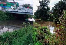 Mantiene OOAPAS monitoreo de ríos y drenes en Morelia tras lluvias por el huracán Simón