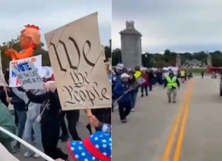 #VIDEO // Manifestantes de “No Kings” protestan por las elecciones en EUA
