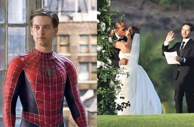 El ‘Hombre Araña’ se roba los reflectores: Tobey Maguire oficia la boda de su exesposa en Hawái