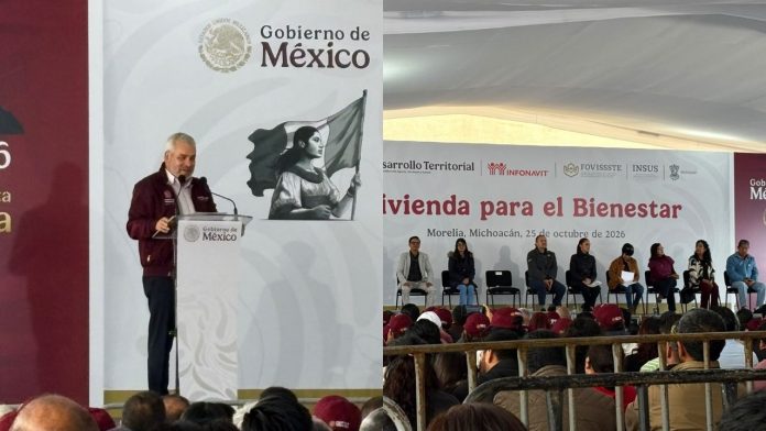 Michoacán construye 83 mil viviendas con respaldo del Gobierno Federal Bedolla