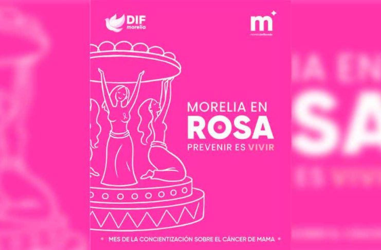 Morelia se viste de rosa: realizarán caminata por la prevención del cáncer de mama