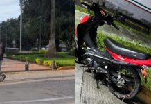 Motociclista muere tras accidentarse en el Paseo Lázaro Cárdenas de Uruapan