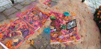 No sólo los cráneos monumentales, también vandalizan altar dedicado a mascotas en la Calzada de Morelia