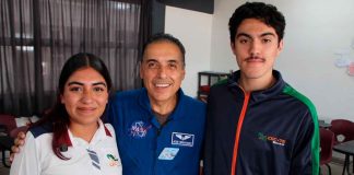 Orgullo michoacano en la NASA: Astronauta mexicano distingue a jóvenes del Cecytem