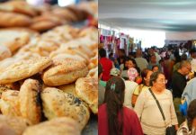 Con pan de muerto, café y chocolate michoacano, continúa la Feria del Pan Tradicional en San Francisco Variedad de pan de muerto y piezas tradicionales exhibidas durante el cierre de la Feria del Pan en la Plaza Valladolid de Morelia.