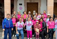 Puruándiro se une en solidaridad durante la 12.ª carrera rosa