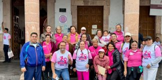 Puruándiro se une en solidaridad durante la 12.ª carrera rosa