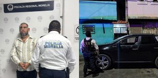 Policía Morelia detiene a hombre por presunto intento de robo a notaría pública Patrulla de la Policía Morelia durante el operativo tras el reporte de intento de robo a una Notaría Pública en la colonia Vista Bella.