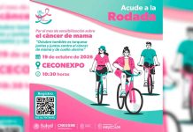 Promueve SSM detección de cáncer de mama con rodada y Feria de Salud en Morelia
