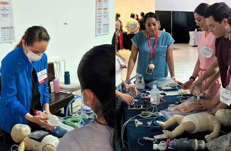SSM prepara a personal de salud en reanimación neonatal