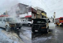 Se registra incendio de camioneta en la colonia Nueva Valladolid, Morelia