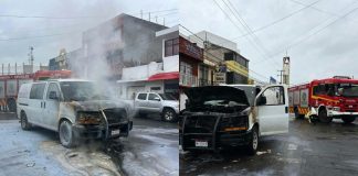Se registra incendio de camioneta en la colonia Nueva Valladolid, Morelia