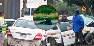 Se registran dos accidentes en distintos puntos de Morelia; hay dos heridos y una vaca muerta