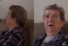 #VIDEO// Se vuelve viral la reacción de abuela al verse en una película gracias a la IA