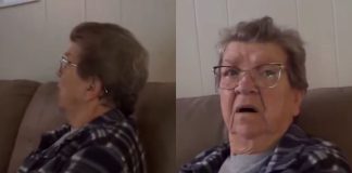 #VIDEO// Se vuelve viral la reacción de abuela al verse en una película gracias a la IA