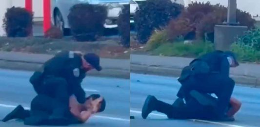 #VIDEO // Suspenden a policía de Washington tras golpear a un hombre