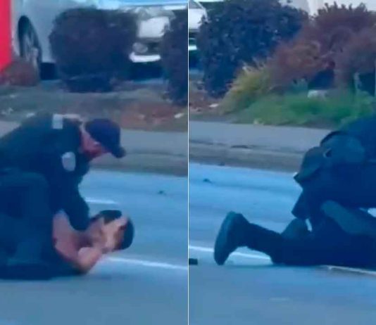 #VIDEO // Suspenden a policía de Washington tras golpear a un hombre
