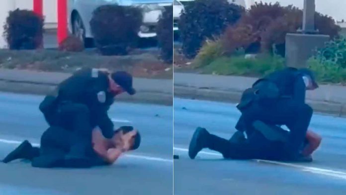 Suspenden-a-policia-de-Washington-tras-golpear-a-un-hombre
