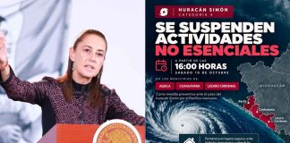 Se suspenden actividades no esenciales en LC, Aquila y Coahuayana por huracán “Simon”