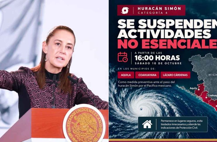 Se suspenden actividades no esenciales en LC, Aquila y Coahuayana por huracán “Simon”