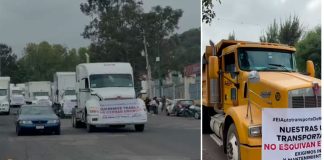 Manifestación de transportistas es porque les redujeron subsidio de peaje en autopista: Bedolla