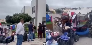 #VIDEO // Desalojan por error a familia en Torreón y echan todas sus cosas a la calle