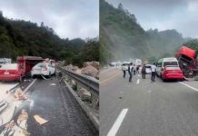 Tráiler sin frenos embiste a docena de vehículos en Chiapas; reportan una persona sin vida