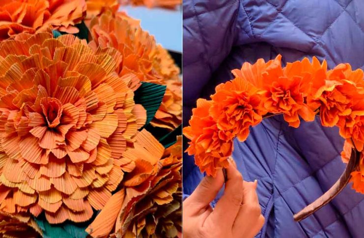 Tzintzuntzan ofrecerá talleres de flor de cempasúchil con hoja de maíz previo a Noche de Ánimas