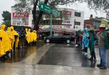 Bloquea Policía Morelia movilización del FNLS en Morelia; denuncian cerco en Centro Histórico