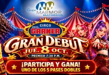 Gana uno de los 5 pases dobles para el Circo Hermanos Garner con Grupo Marmor