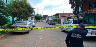Se registra ataque armado en la colonia Emiliano Zapata de Uruapan Acordonamiento policial en la calle Camino Viejo a Zumpimito de Uruapan tras un ataque armado.