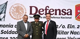 Carlos Soto participó en la clausura del Segundo Escalón 2026 del Servicio Militar Nacional El presidente municipal de Zamora, Carlos Soto, durante la ceremonia de clausura del Segundo Escalón 2026 del Servicio Militar Nacional.