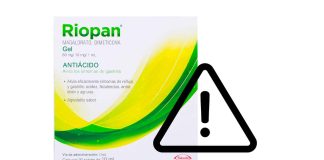 Alerta Cofepris sobre falsificación y adulteración de Riopan Gel Caja y frasco de 250 mL del medicamento Riopan Gel señalados en la alerta sanitaria de Cofepris por falsificación y adulteración de lotes.