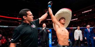 Cristian “Púas” Pérez noquea en 27 segundos y reta a Alfredo Adame El peleador mexicano Cristian Pérez celebra su primera victoria por nocaut tras debutar en la UFC frente al canadiense Kyle Nelson.