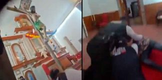 #VIDEO // Detienen a hombre armado tras amenazar a personal en iglesia de Zinacantepec