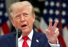Donald Trump afirma que México ha pagado el muro con aranceles Donald Trump emite un discurso durante un mitin político en Kentucky sobre los aranceles y el financiamiento del muro fronterizo.