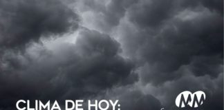 Pronóstico del clima: Ambiente fresco, cielo nublado y alta probabilidad de lluvias nocturnas este domingo