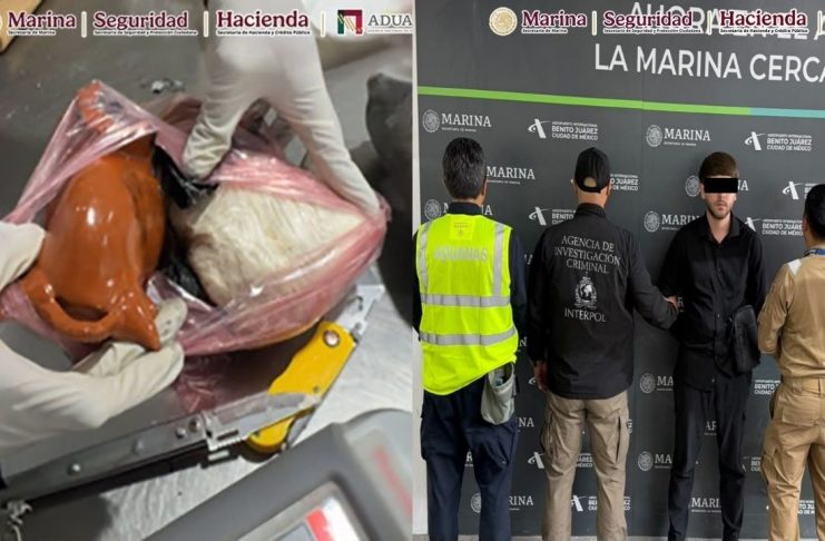 #VIDEO //Perro policía frustra contrabando en el Aeropuerto de la CDMX