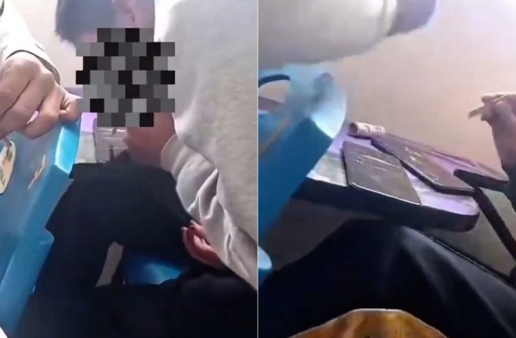 #VIDEO // Alumnos del CEPMAC en Teziutlán son captados consumiendo Teziutlánen video