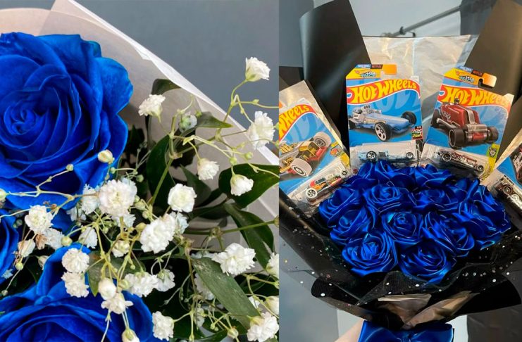 Día del Novio: esta es la razón por la que se regalan flores azules y Hot Wheels