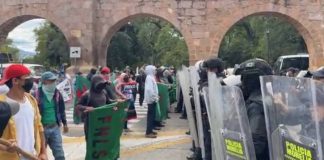 Morelia denunciará al FNLS tras agresión a seis policías en Acueducto y Tata Vasco