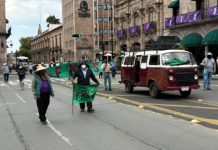 Convoca FNLS a marcha por Día de la Resistencia Indígena y Popular en Morelia